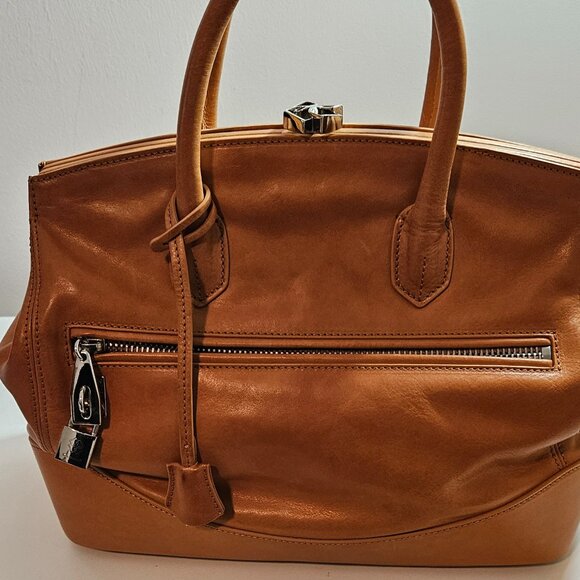 Desmo Sara Vintage Hardframe Satchel - Picture 2 of 9